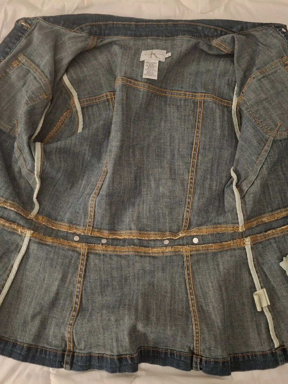 Calvin Klein Women's Dark Wash Denim Jean Jacket Size: 9